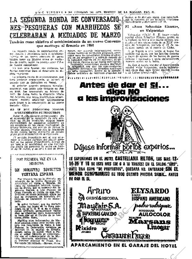 ABC MADRID 09-02-1973 página 31