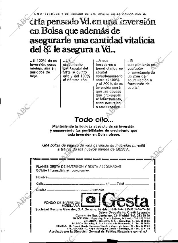 ABC MADRID 09-02-1973 página 64