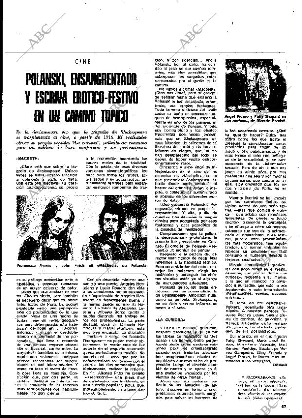 BLANCO Y NEGRO MADRID 10-02-1973 página 67