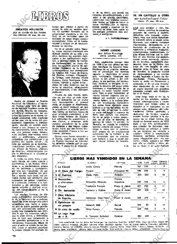 BLANCO Y NEGRO MADRID 10-02-1973 página 70