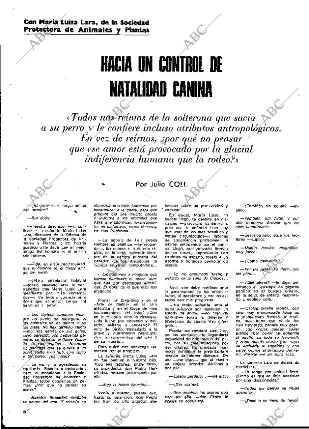 BLANCO Y NEGRO MADRID 10-02-1973 página 8
