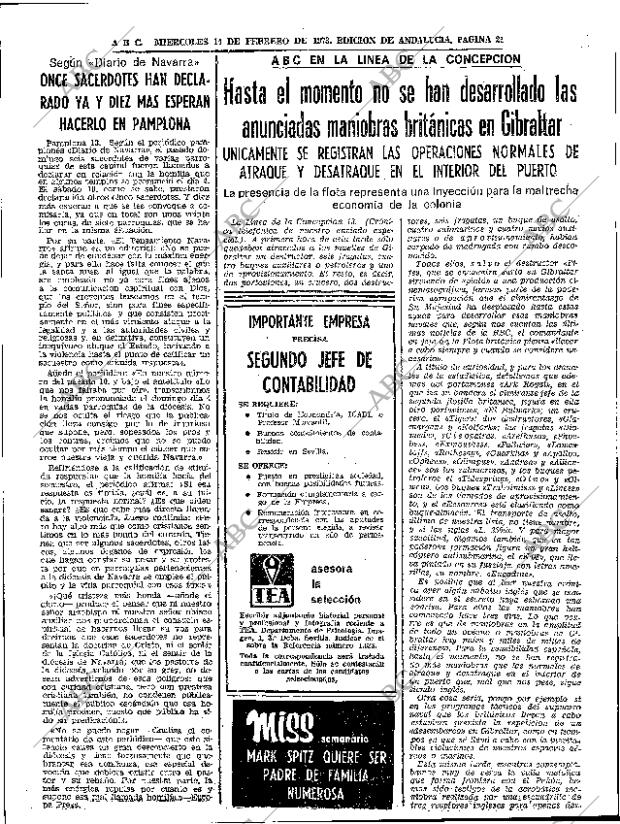 ABC SEVILLA 14-02-1973 página 23