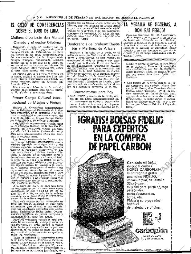 ABC SEVILLA 14-02-1973 página 39
