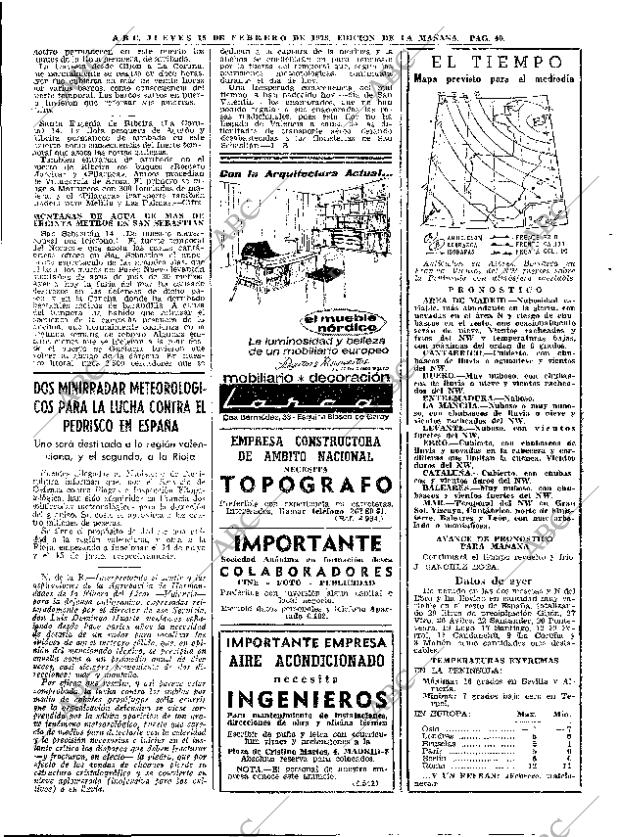 ABC MADRID 15-02-1973 página 40