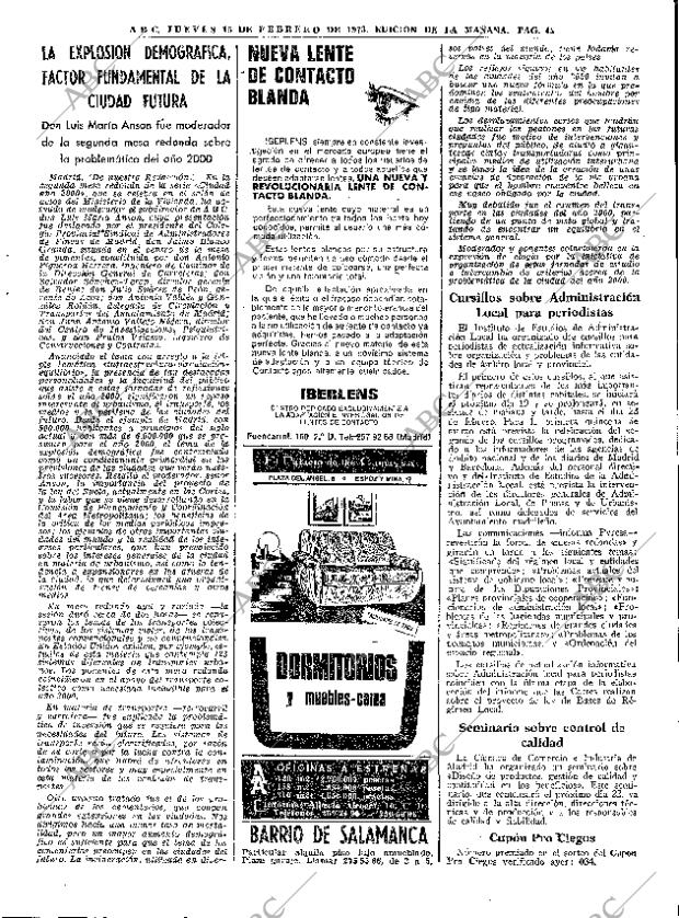ABC MADRID 15-02-1973 página 45