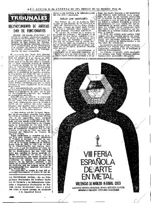 ABC MADRID 15-02-1973 página 47