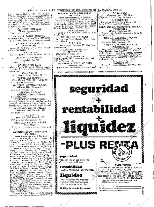 ABC MADRID 15-02-1973 página 55