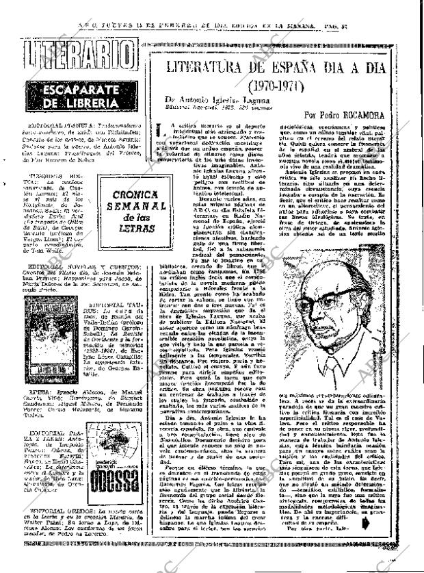 ABC MADRID 15-02-1973 página 57