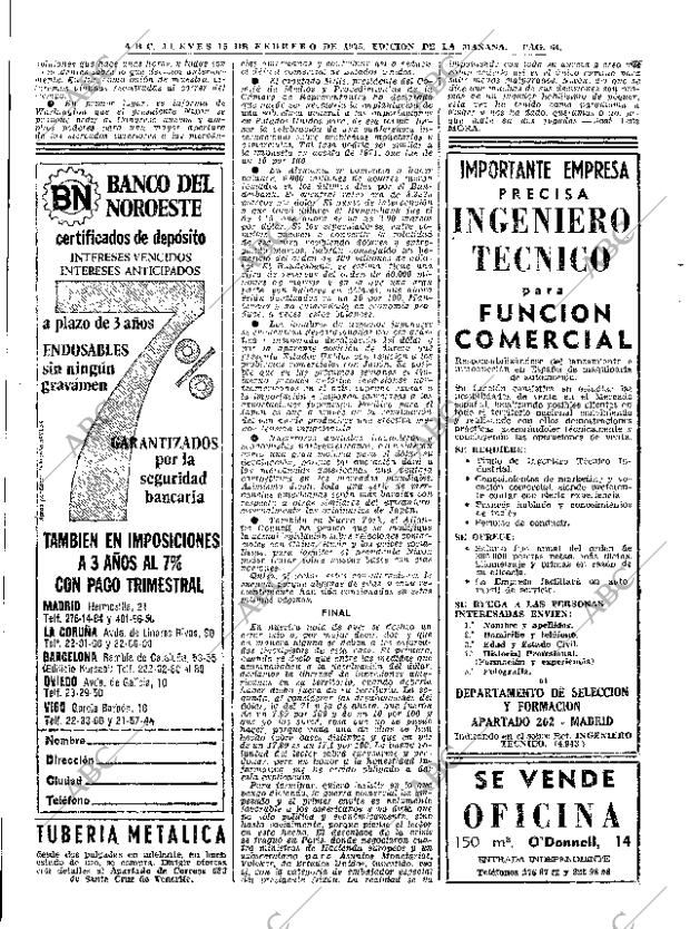ABC MADRID 15-02-1973 página 64