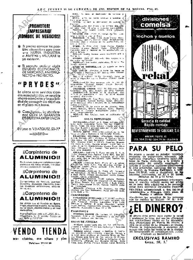 ABC MADRID 15-02-1973 página 87