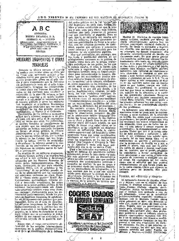 ABC SEVILLA 16-02-1973 página 20