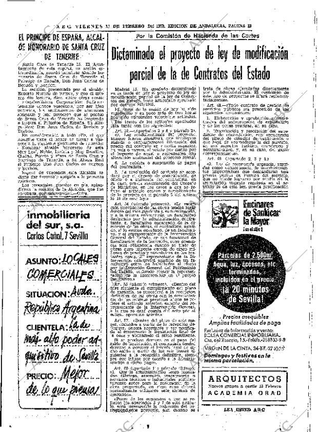 ABC SEVILLA 16-02-1973 página 21
