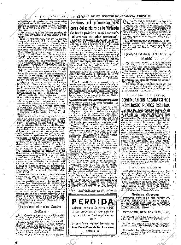 ABC SEVILLA 16-02-1973 página 32