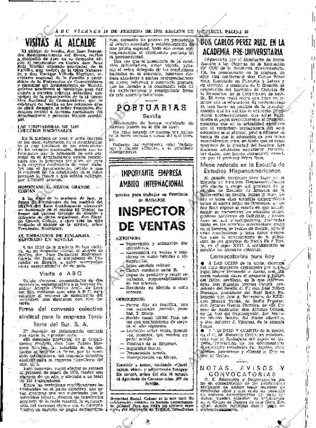ABC SEVILLA 16-02-1973 página 33