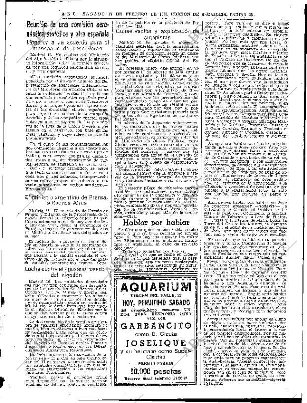 ABC SEVILLA 17-02-1973 página 23