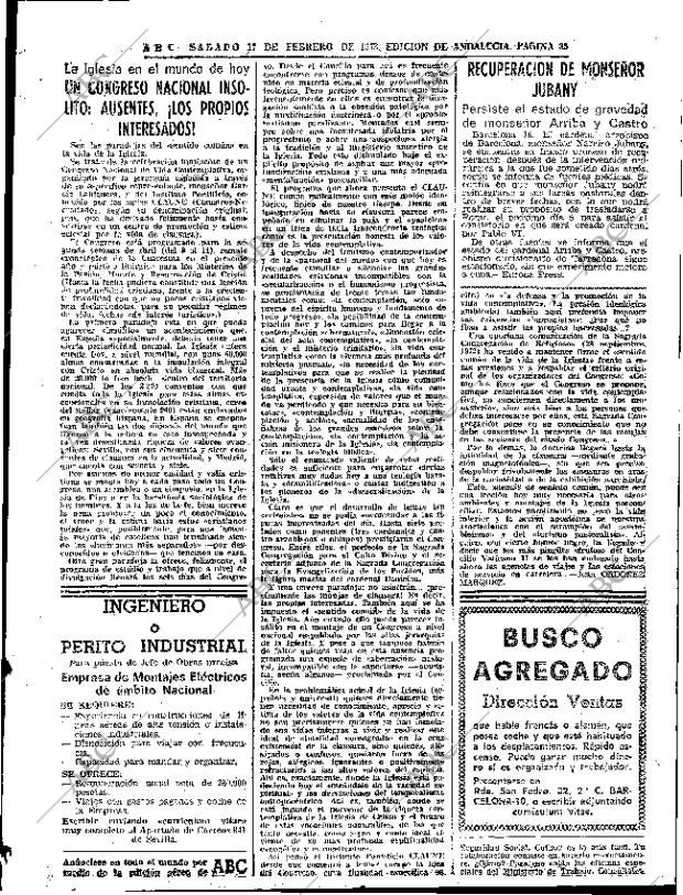 ABC SEVILLA 17-02-1973 página 35