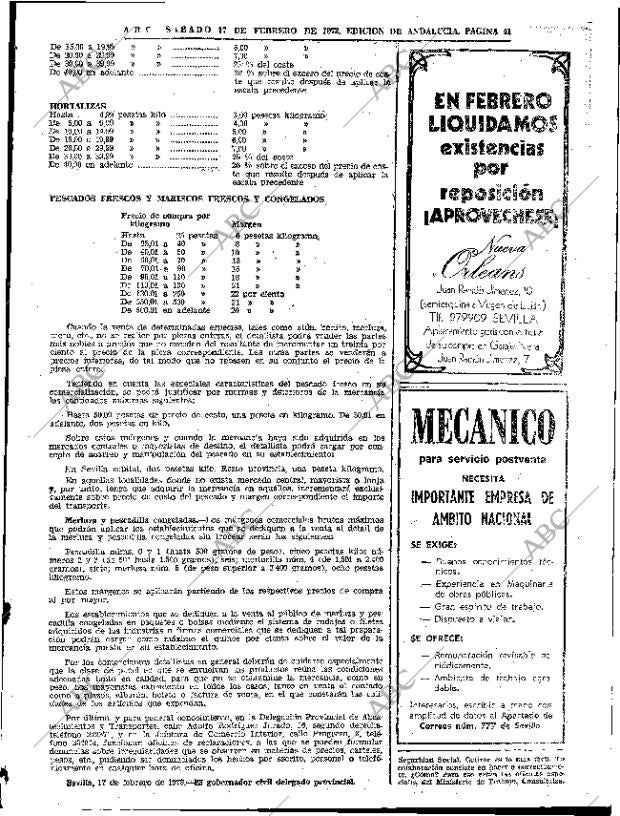 ABC SEVILLA 17-02-1973 página 41