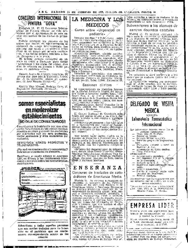 ABC SEVILLA 17-02-1973 página 44