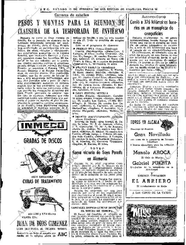 ABC SEVILLA 17-02-1973 página 55