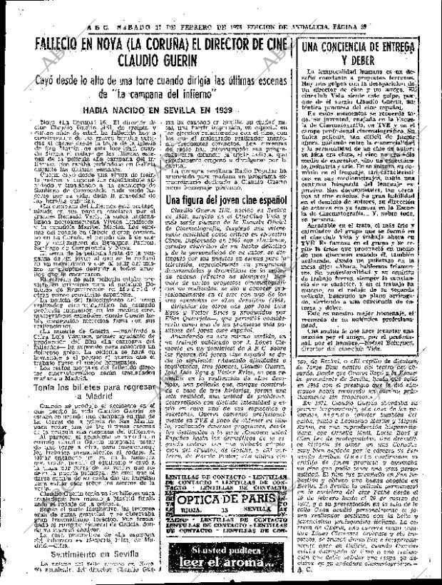 ABC SEVILLA 17-02-1973 página 59