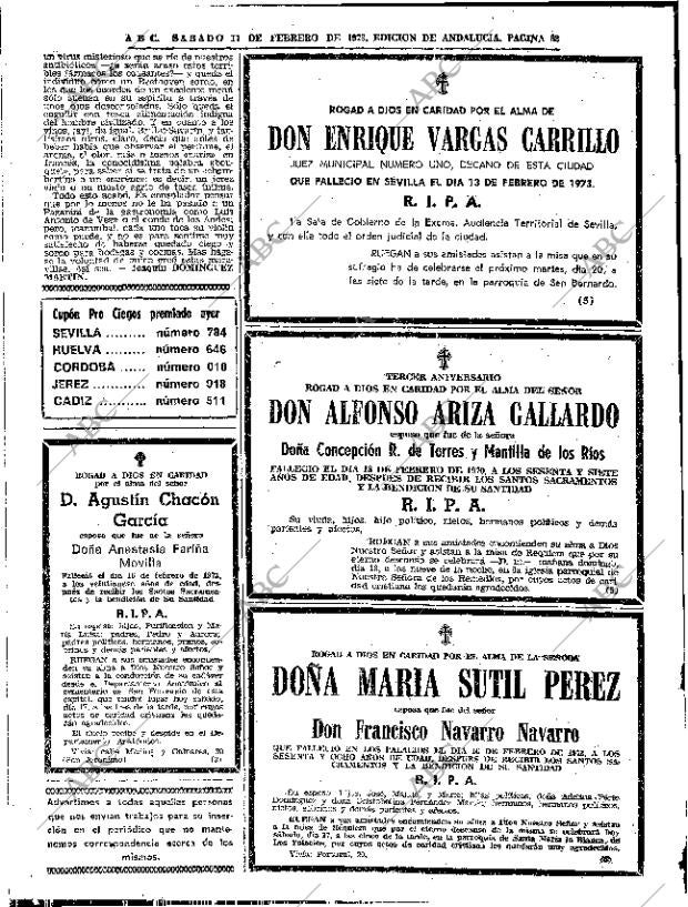 ABC SEVILLA 17-02-1973 página 62