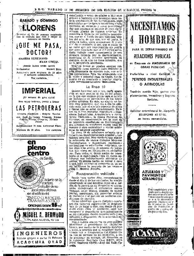 ABC SEVILLA 17-02-1973 página 70
