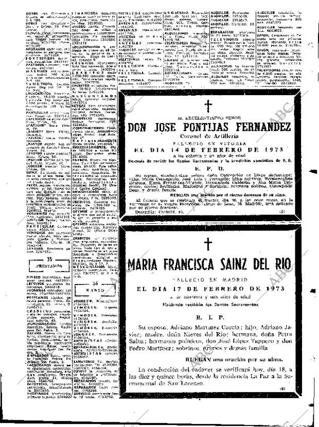 ABC MADRID 18-02-1973 página 107