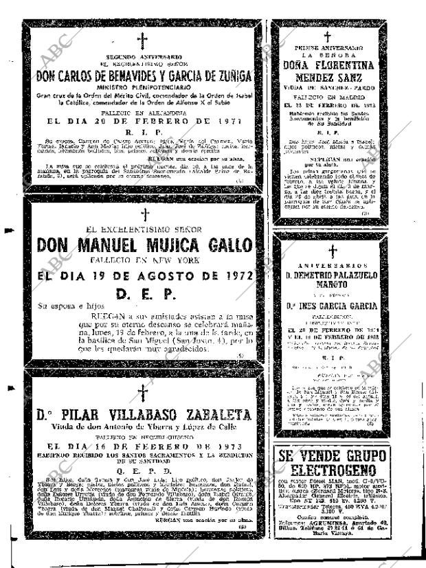ABC MADRID 18-02-1973 página 108