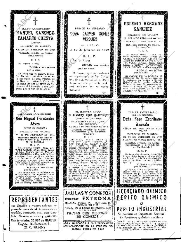 ABC MADRID 18-02-1973 página 110