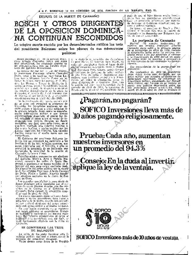 ABC MADRID 18-02-1973 página 23