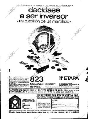 ABC MADRID 18-02-1973 página 38