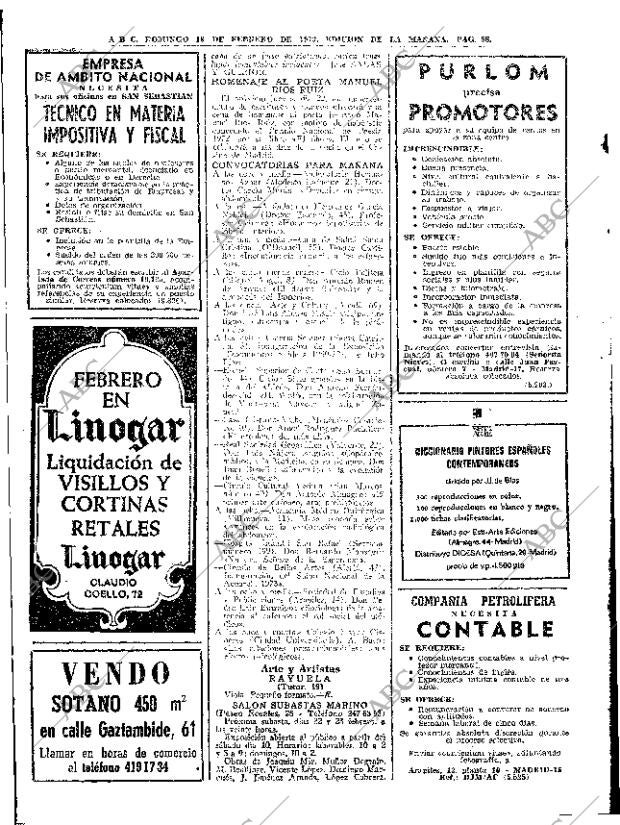 ABC MADRID 18-02-1973 página 58
