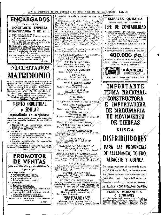 ABC MADRID 18-02-1973 página 60