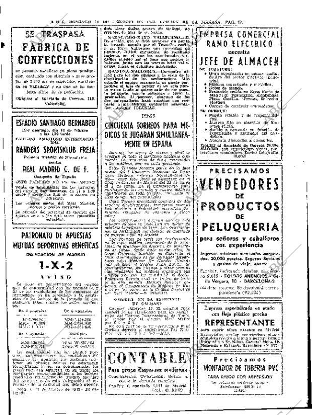 ABC MADRID 18-02-1973 página 72