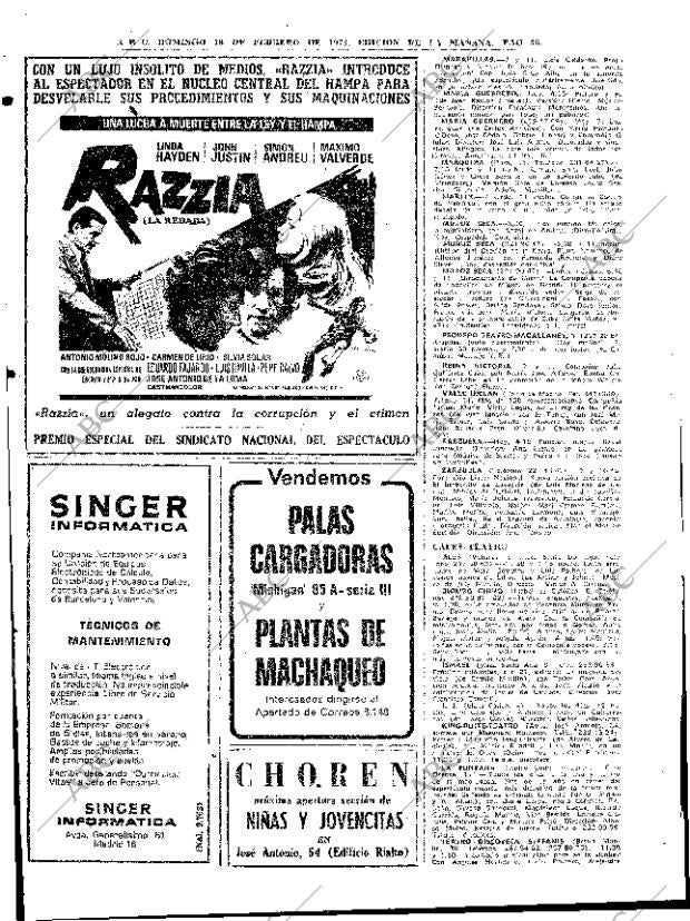 ABC MADRID 18-02-1973 página 86