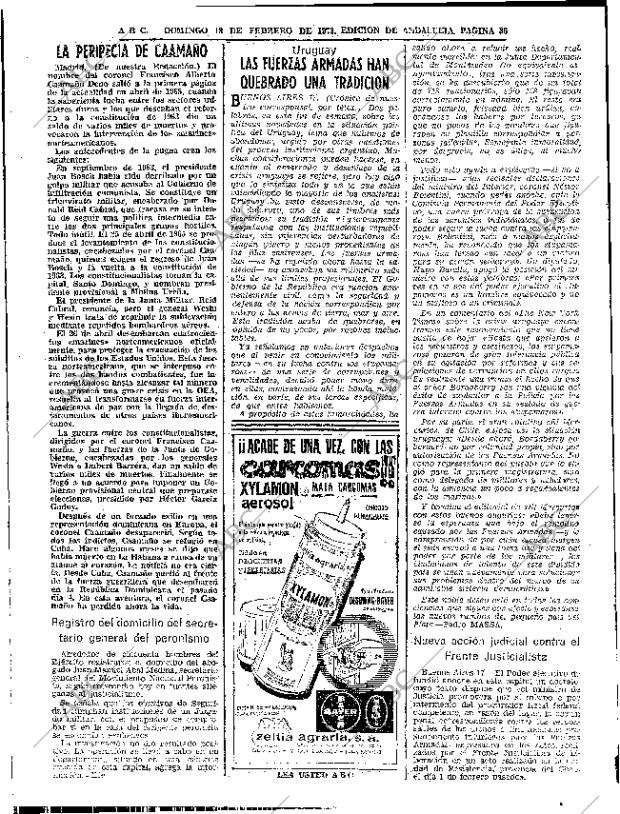 ABC SEVILLA 18-02-1973 página 36