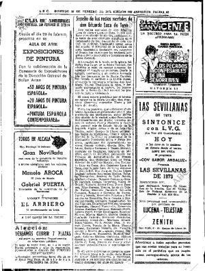 ABC SEVILLA 18-02-1973 página 42
