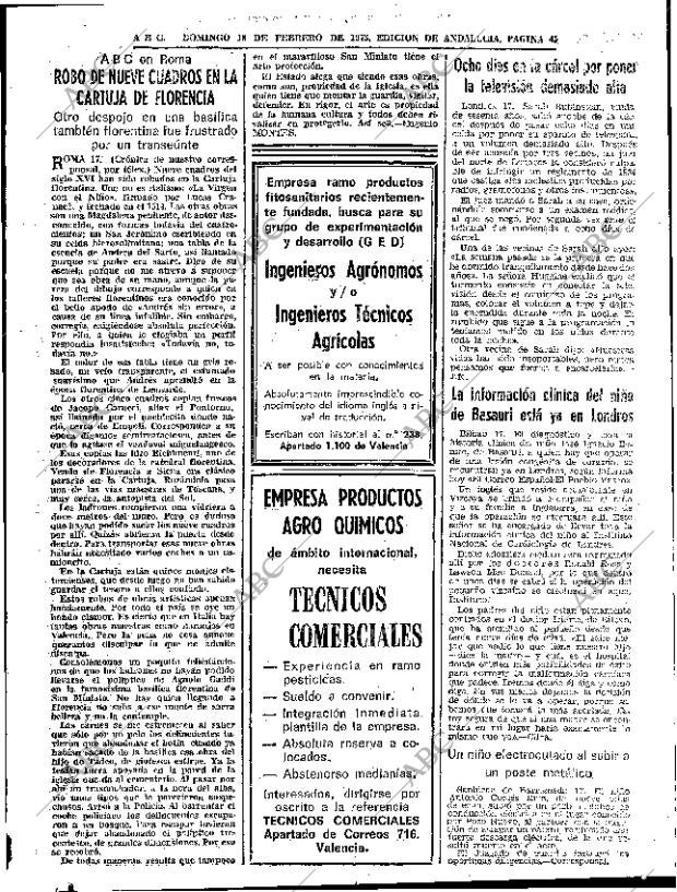 ABC SEVILLA 18-02-1973 página 45