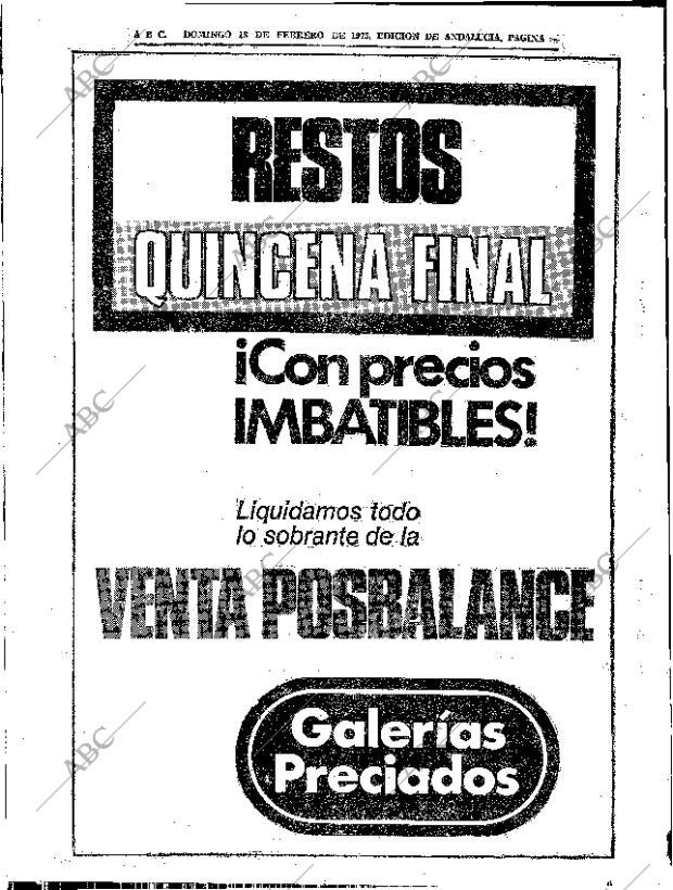 ABC SEVILLA 18-02-1973 página 46