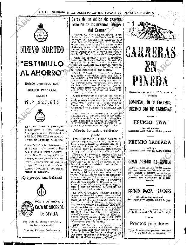 ABC SEVILLA 18-02-1973 página 54