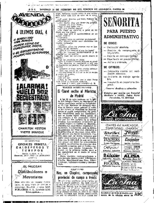 ABC SEVILLA 18-02-1973 página 64