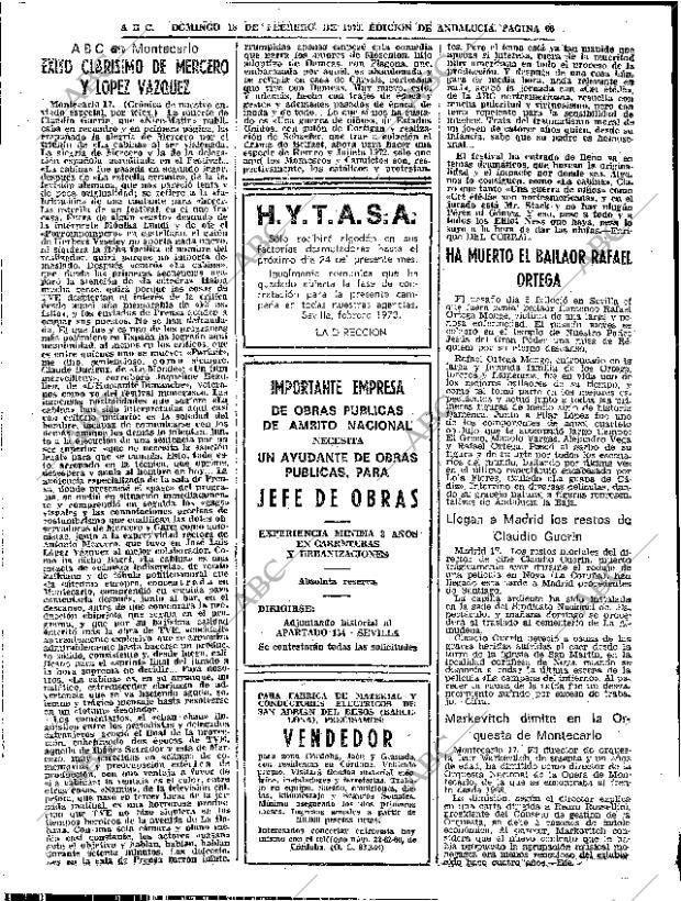 ABC SEVILLA 18-02-1973 página 66