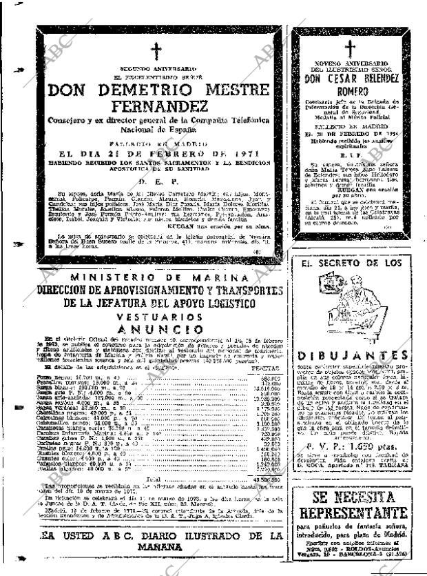 ABC MADRID 20-02-1973 página 112