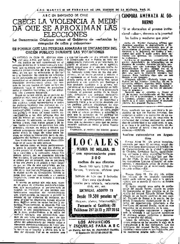 ABC MADRID 20-02-1973 página 27