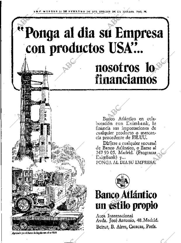 ABC MADRID 20-02-1973 página 38