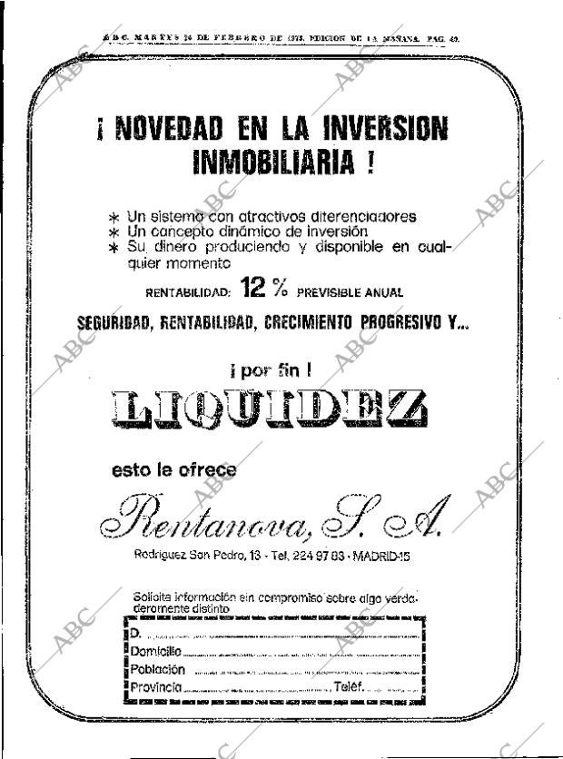 ABC MADRID 20-02-1973 página 40