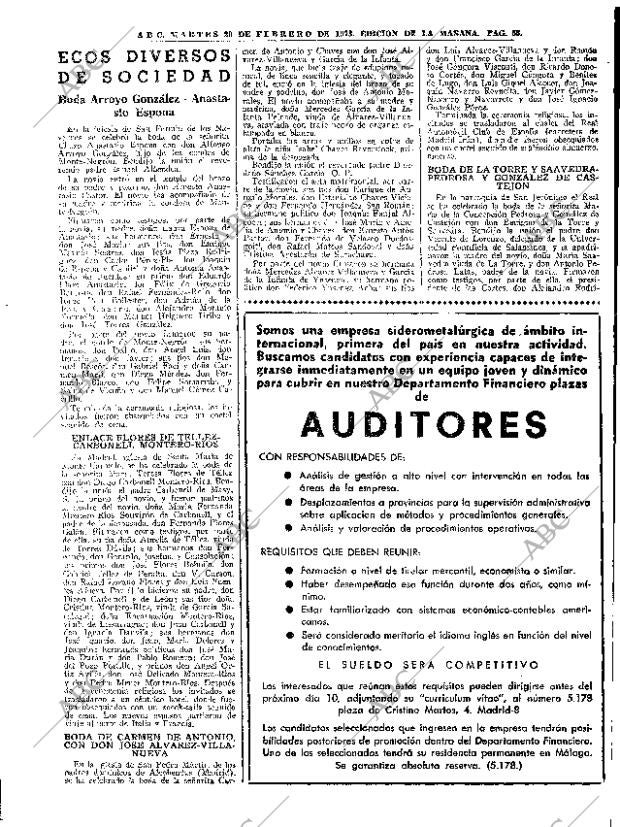 ABC MADRID 20-02-1973 página 55
