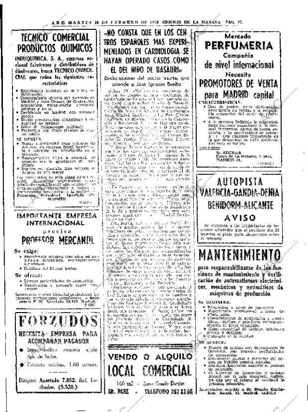 ABC MADRID 20-02-1973 página 62