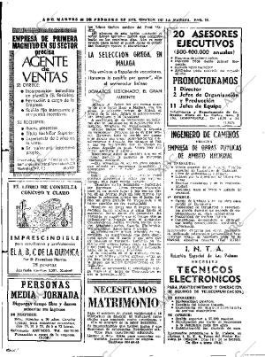ABC MADRID 20-02-1973 página 70