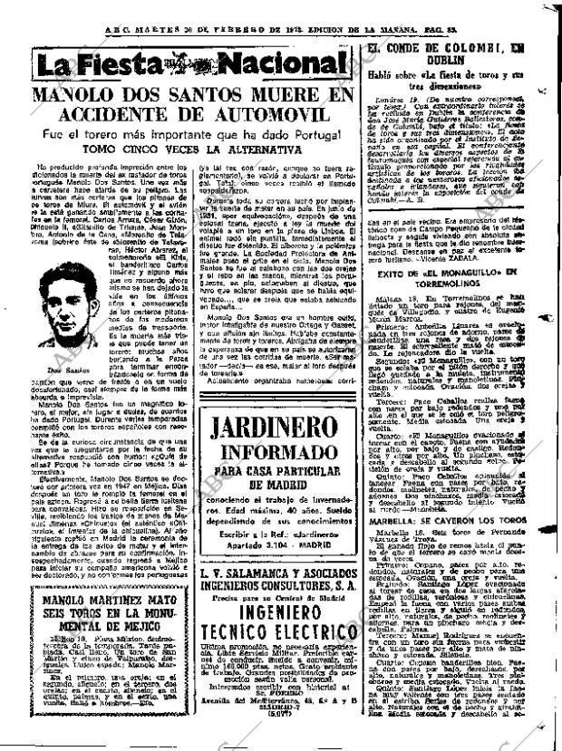 ABC MADRID 20-02-1973 página 83
